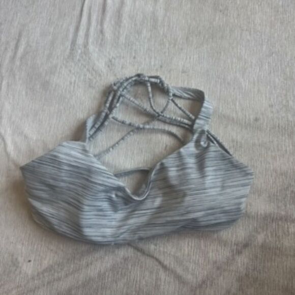 lululemon free to be wild bra gray light - Picture 1 of 2